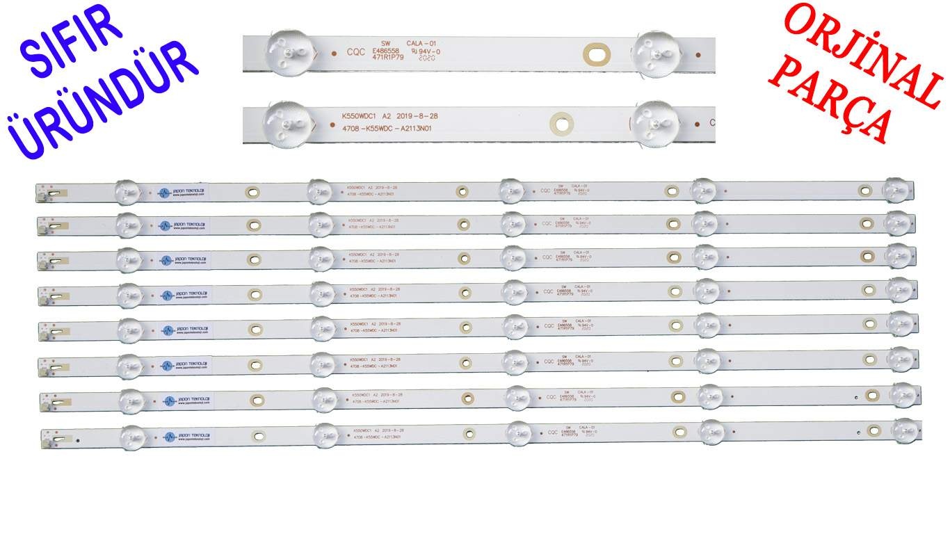 AWOX U5600STR LED BAR , PHILIPS 55PUF6022/T3 LED BAR, BOTECH BSC2-U55/MTR, TELEFOX 55TFH5510/4K/S LED BAR, K550WDC1 A2, K550WDC1 A1, U5600STR/4K/S